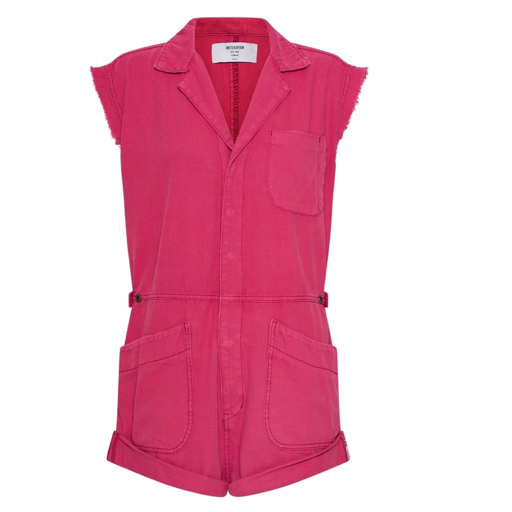 One Teaspoon Bandit Overall romper Rose XL